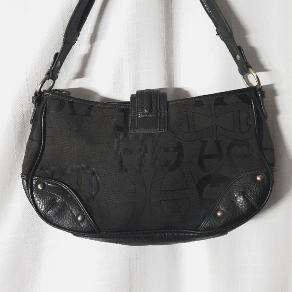 Vintage Etienne AignerJacquard Logo Canvas Structured Shoulderbag - Picture 7 of 7